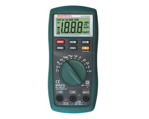 MS8221C цифровой автоматический мультиметр Mastech MS8221C цифровой автоматический мультиметр Mastech